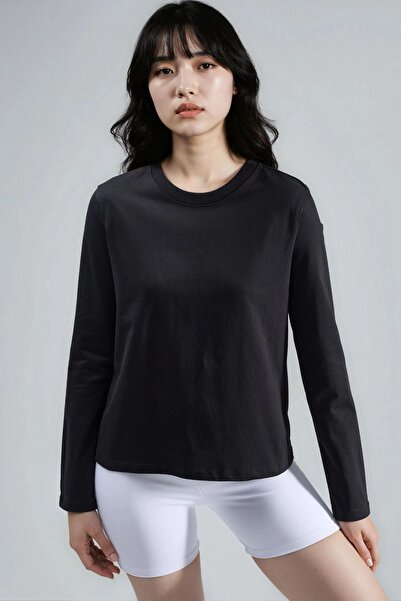 Hiccup Bluză de bază BUSEM cu mânecă lungă și decolteu tip crew