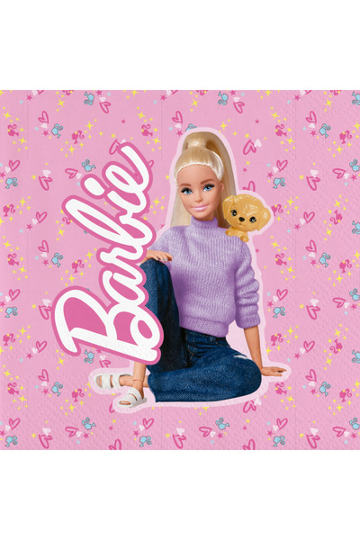 BEENsmile Set of 20 Barbie napkins 33x33 cm