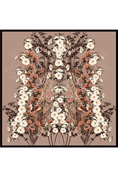 Aker 2025-2026 New Season Silk Crepe Satin Scarf