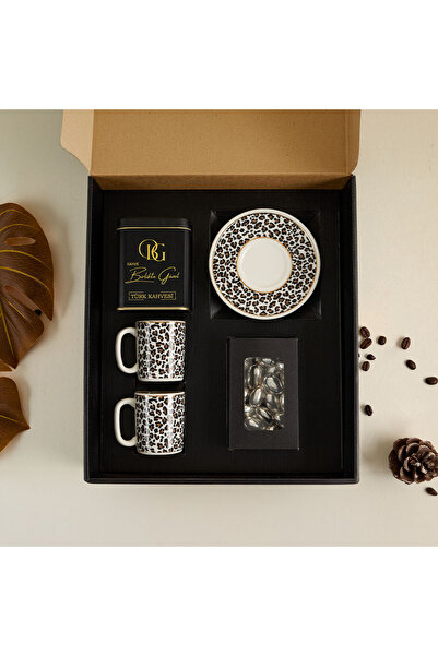 KAHVE BİRLİKTE GÜZEL LEOPAR RUHU TÜRK KAHVESİ FİNCAN SETİ