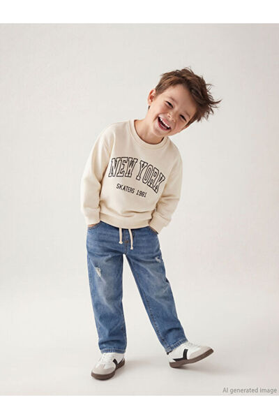 LC Waikiki قطع غيار عالية الجودة من متجر çelebi، بنطلون جينز برباط للأولاد ال...