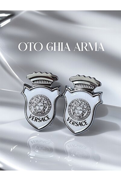 sahmeran oto aksesuar شارة سيارة بيضاء من نوع فيرساك أرما (قطعتان) شارة سيارة...