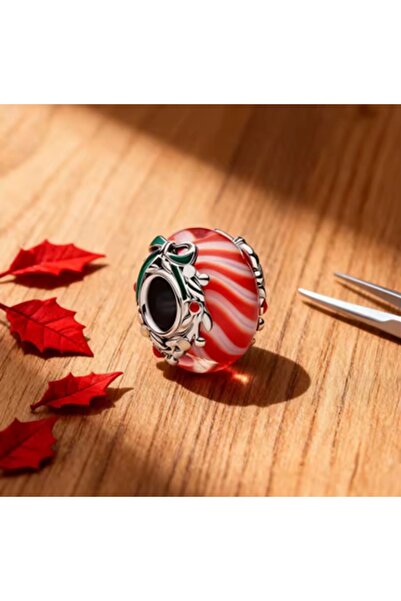 POSEİDONS JEWELLERY S925 Şeker Murano Camı Charm