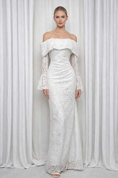 qmhafrst Elegant soft lace dress