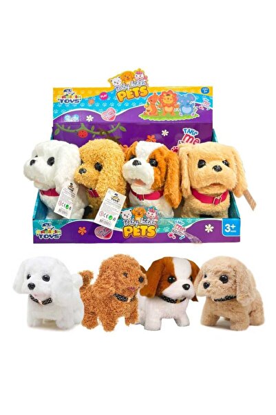 Luminoo PELÜŞ SEVİMLİ ÖZEL TASARIM YAVRU KÖPEK 4 FARKLI MODEL SESLİ VE PİLLİ ...