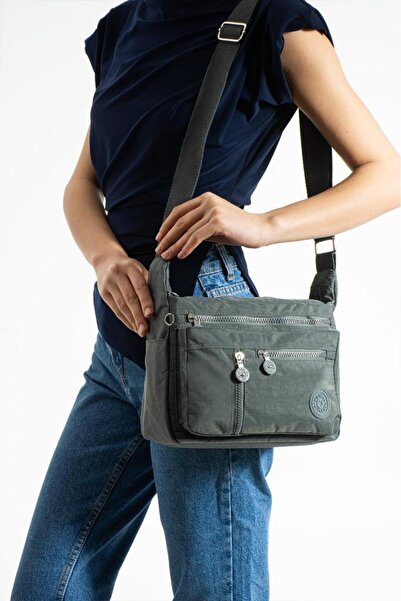 Baginn Γυναικεία τσάντα Messenger Ελαφρύ ύφασμα κλίνκερ με πολλές τσέπες Τσάν...