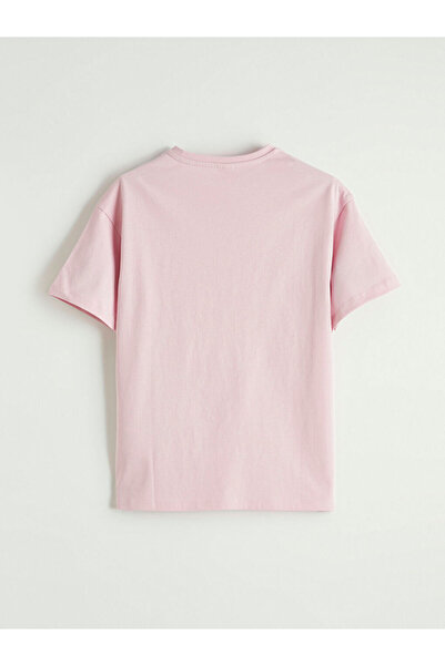 LC Waikiki Crew Neck Printed Girl's T-Shirt