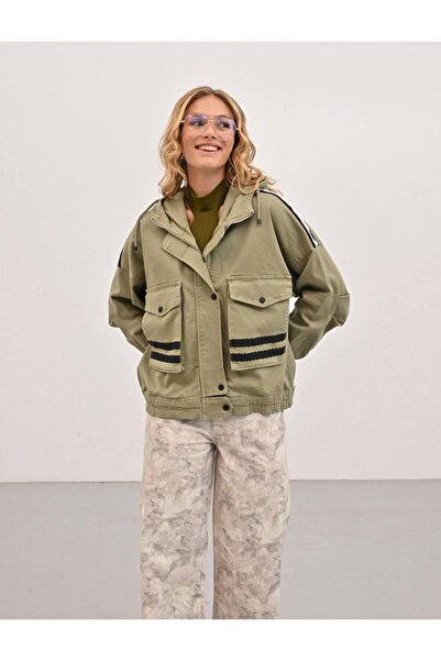 KUN SPORTSWEAR ΒΙΝΤΑΤΖ ΥΦΑΣΜΑ ΓΚΑΜΠΑΡΝΤΙΝ, ΜΠΟΥΦΑΝ ΜΕ ΡΙΓΕΣ ΥΠΕΡΜΕΓΕΘΕΣ