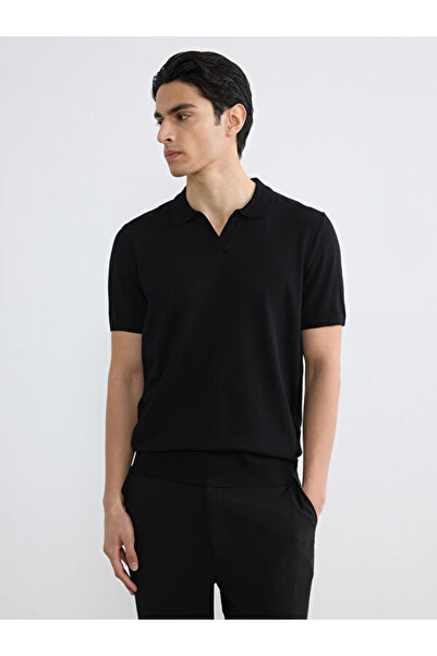 LC Waikiki Sparkling Choices from Shining Store Shirt Collar Short Sleeve Men...