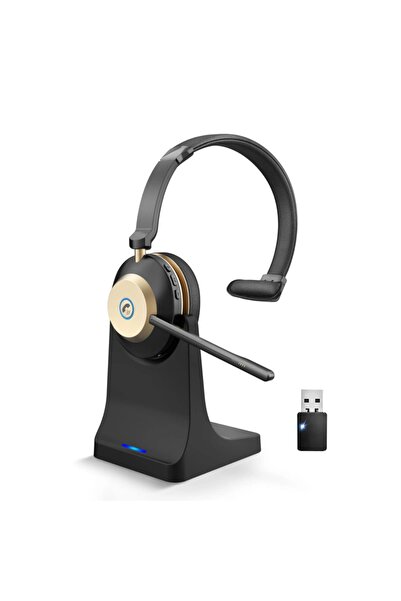 CerCip Wireless Headset BT-881, Call Center, 45 hour battery, With charging s...