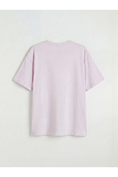 LC Waikiki Crew Neck Bow Embroidered Girl's T-Shirt