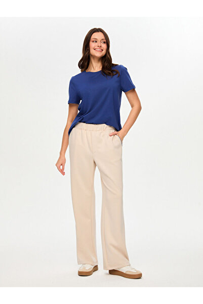 Faik Sönmez Kontrast Dikiş Detaylı Modallı Eşofman Alt S26ESA005