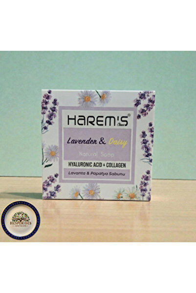 HAREM'S Lavender & Chamomile Natural Soap 120Gr (Contains Hyaluronic Acid & C...
