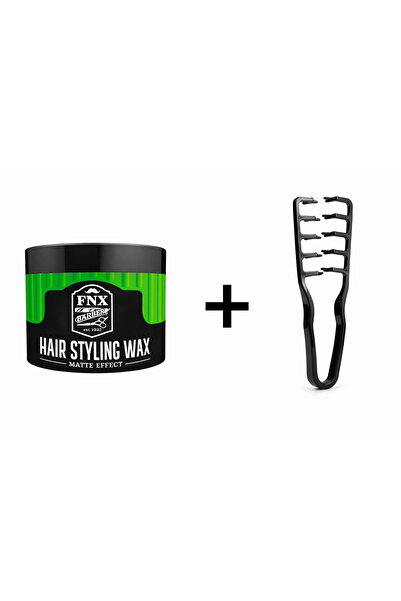 Fonex FNX Barber Hair Styling Wax Matte Effect 150 ml + Mucizevi Tarak