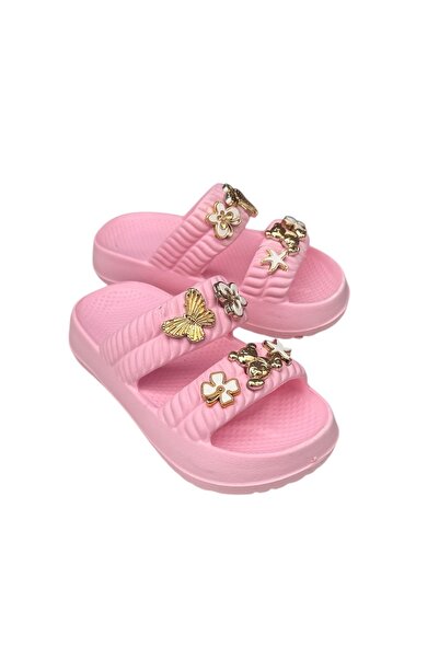 Sonimix papuci de zi cu zi pentru fete, cu bandă dublă, talpă ușoară, pentru ...