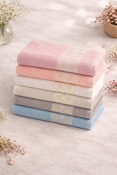 Bikaya Home مجموعة مناشف المطبخ من قماش الجاكار المجعد |   30×50 سم |   6 قطع...