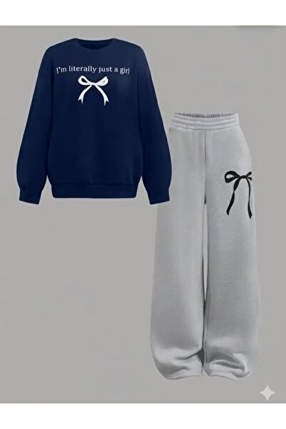 AMENA JELEWRY Girl's Tracksuit Set