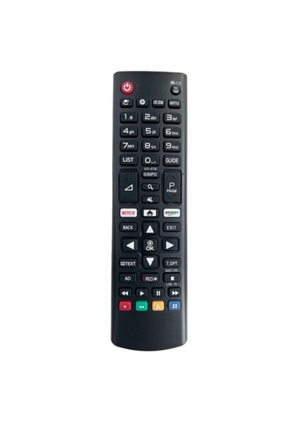LG 75NANO80AQA Televizyon İçin Uyumlu Netflix Amazon Tuşlu TV LED LCD Uzaktan...
