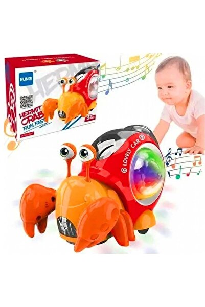 Luminoo RENKLİ ÇOCUKLARINIZ İÇİN AKTİVİTE OYUNCAĞI YENGEÇ SESLİ , IŞIKLI VE P...