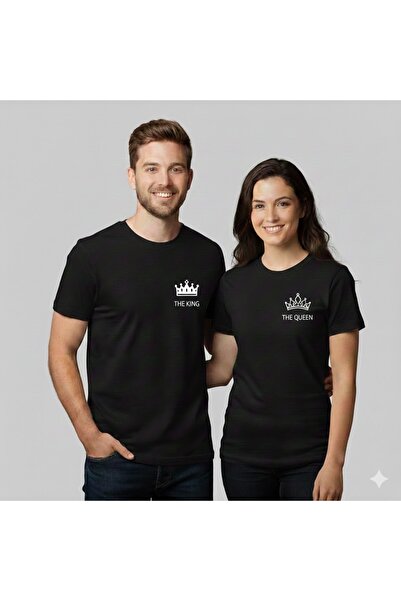 YRN COLLECTION Ziua Îndrăgostiților, 14 februarie, Tricou din bumbac pieptăna...