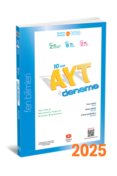 Arı Yayıncılık 345 ayt fen bilimleri deneme üçdörtbeş yayıncılık