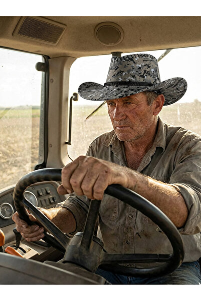 PIECE SIGNATURE Patterned, Suede Cowboy Hat (for Women and Men) (56-59)