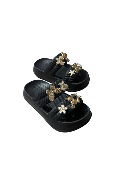 Sonimix papuci de zi cu zi pentru fete, cu bandă dublă, talpă ușoară, pentru ...