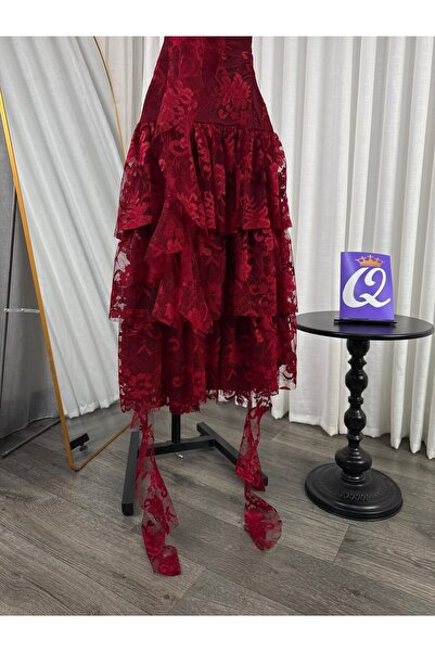 Kendallksa Elegant red evening dress