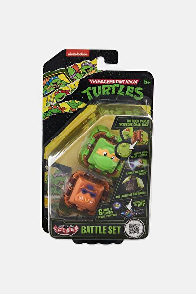 NİCKELODEON مجموعة مكعبات معركة سلاحف النينجا: مايكل أنجلو ضد بيبوب