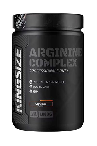 Kingsize Nutrition Arginine Complex Powder 1000 Gr Portakal