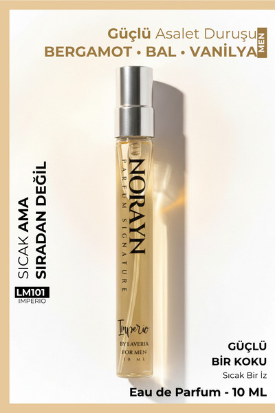 norayn Imperio LM101 Erkek Parfüm 10 ml EDP - Bal & Vanilya Etkili Güçlü Koku