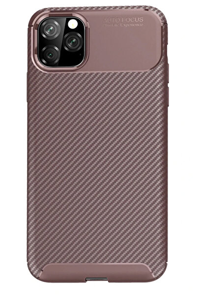 POYRAZ MARKET حافظة Newface لهاتف آيفون 11 برو ماكس من الكربون بتركيز تلقائي ...