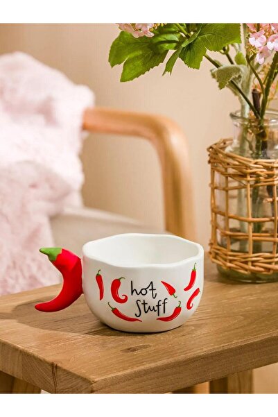 LC Waikiki وعاء سيراميك على شكل فلفل 11 سم (S6)