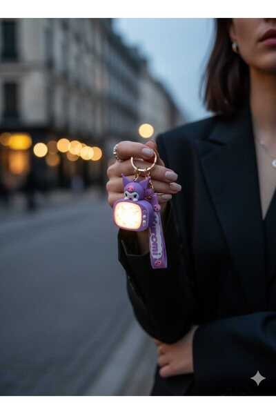 anahtarsüsü Ada bijuteri ışıklı anahtarlık ve çanta çarmı