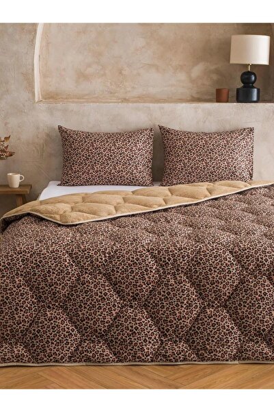 LC Waikiki Mixed Leopard Pattern Double Duvet Set (S6)