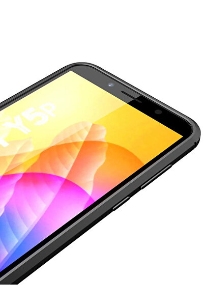 CT STONES غطاء Newface لهاتف Huawei Y5P بتركيز تلقائي - أزرق داكن