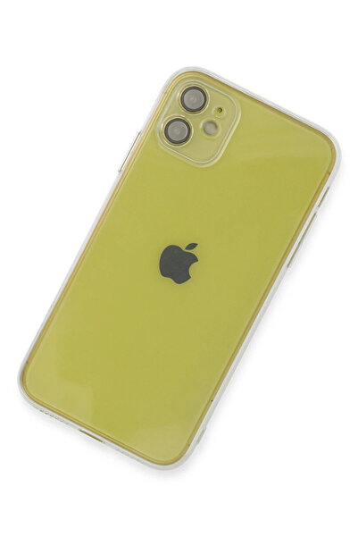 Kazan Hobi حافظة نيو فيس لهاتف ايفون 12 فلاي لينس سيليكون - شفاف