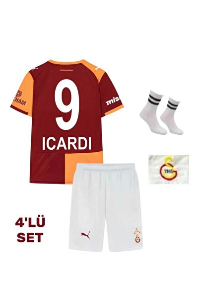 Forma GA•L°áT`â.sâráy 2025.2026 Sezon PARÇALI ÇOCUK 4.LÜ SET FUTBOL FORMASI İ...