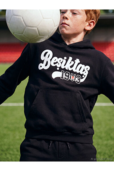 LC Waikiki Rmz Gi̇yi̇m Farki̇lli̇ Şeri̇fli̇ Licensed Printed Boys' Tracksuit Set