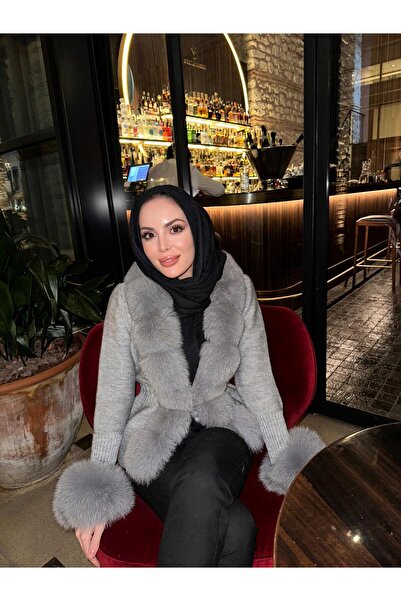 LE EASY Kürk Triko hırka