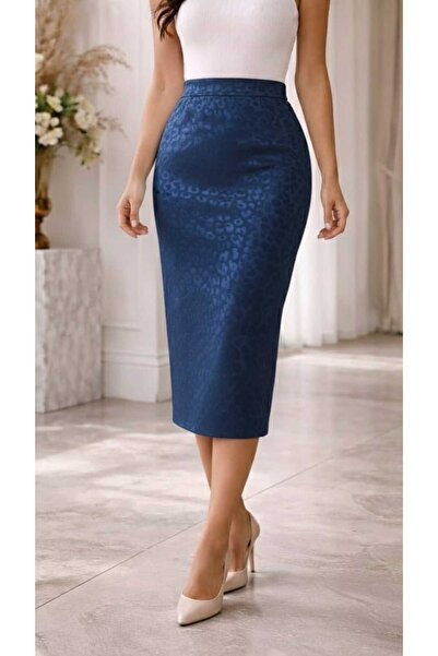 Butik Ara Boy Lycra Skirt with Elastic Waist, Product Length 70 cm