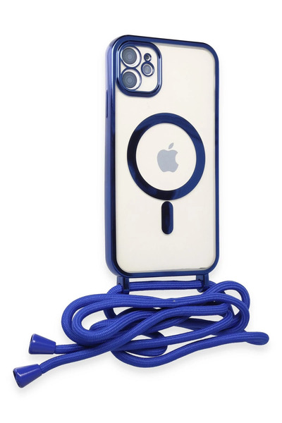 POYRAZ MARKET حافظة Newface لهاتف آيفون 11 غطاء Divo Laser Magsafe مع حزام - ...