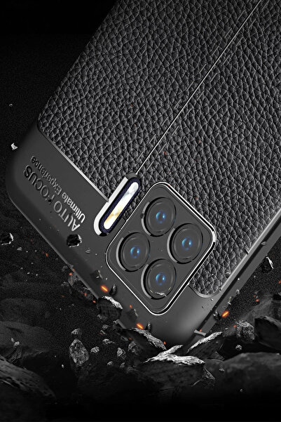 CT STONES غطاء نيوفايس اوبو A73 للتركيز التلقائي - أسود