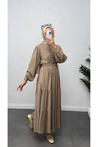 Burcia Hijab Lace Detailed Dress