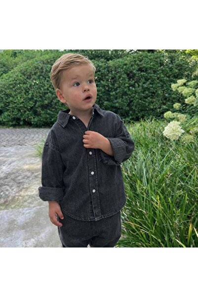 LiliKids La’ciel Paris Denim Gömlek