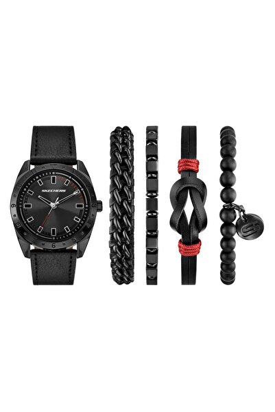 SKECHERS SR9139 Erkek Kol Saati ve Bileklik Seti