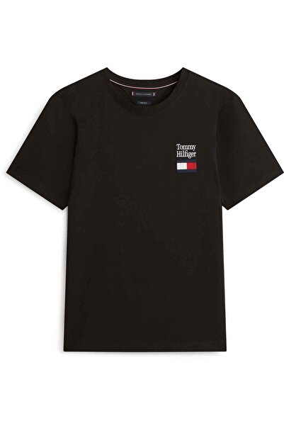 Tommy Hilfiger Ανδρικό μπλουζάκι με λογότυπο μάρκας, κατάλληλο για καθημερινή...