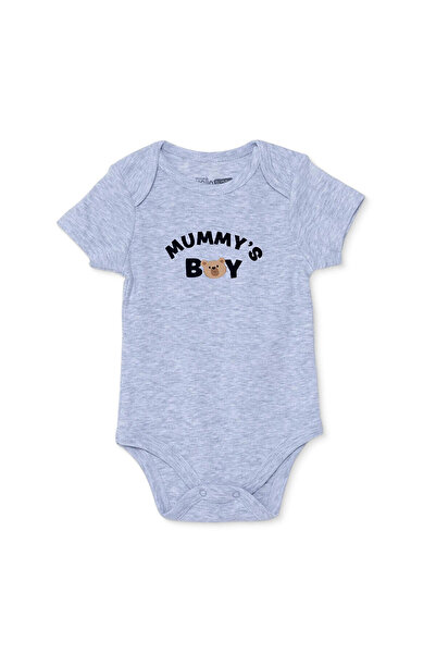 ebebek Hello Baby HelloBaby HelloBaby Erkek Bebek Kısa Kol Body Hayvan Baskıl...