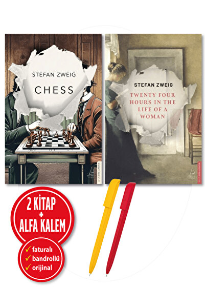 Destek Yayınları Alfa Kalem+Twenty Four House in the Life of a Woman+Chess St...