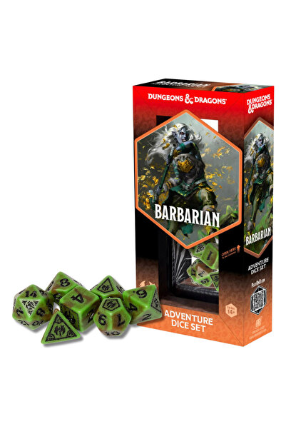 Sirius Dice – D&D: Barbarian Dice Set